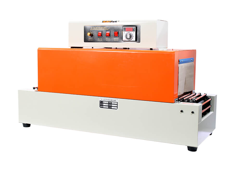 Mesin Shrink Penyusut Plastik untuk box Smartphone / Buku / Tissue / botol / kaleng Mainan BS-260 ROD